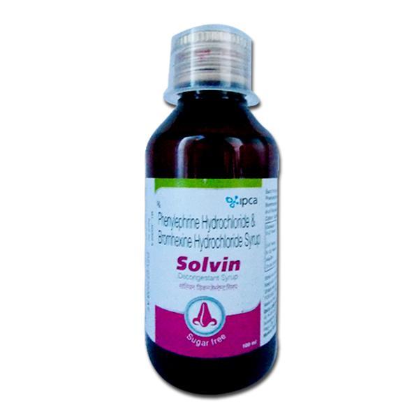 Solvin Decongestant Sugar Free Syrup 100 ml