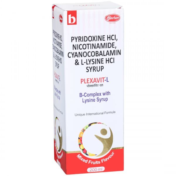 Plexavit L Mixed Fruit Flavour Syrup 200 ml