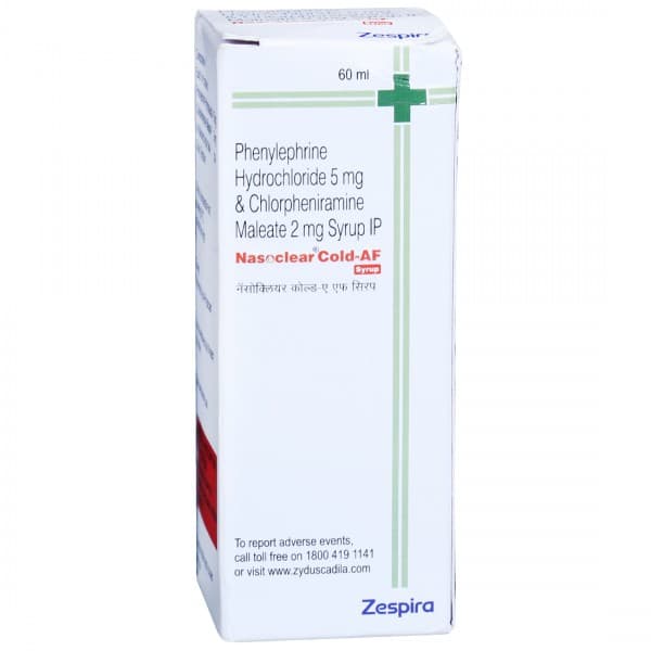 Nasoclear Cold AF Syrup 60 ml