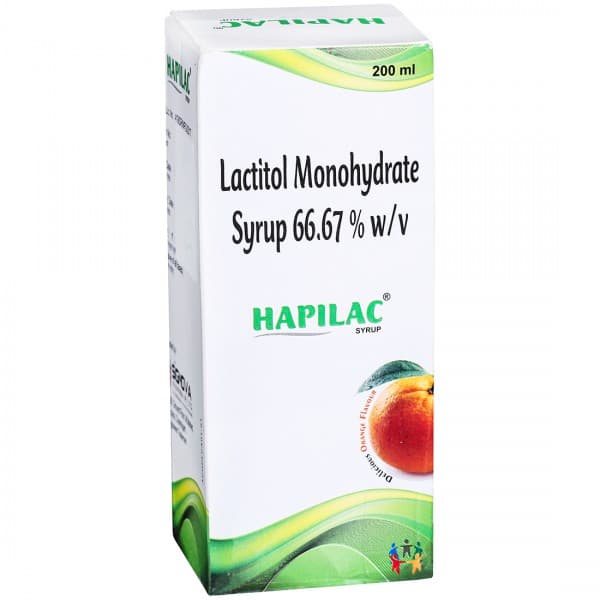 Hapilac Orange Flavour Syrup 200 ml