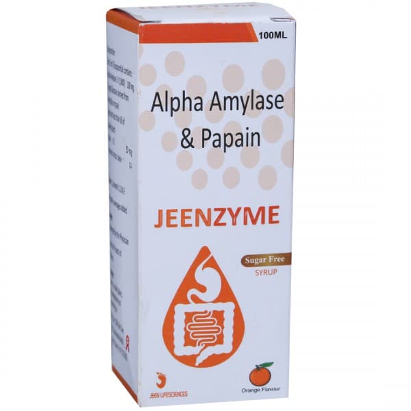 Jeenzyme Orange Flavour (Sugar Free) Syrup 100 ml