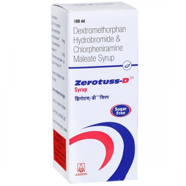 Zerotuss D Sugar Free Syrup 100 ml