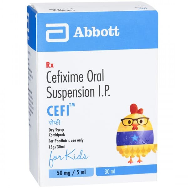 Cefi Kids 50 mg/5 ml Dry Syrup 30 ml