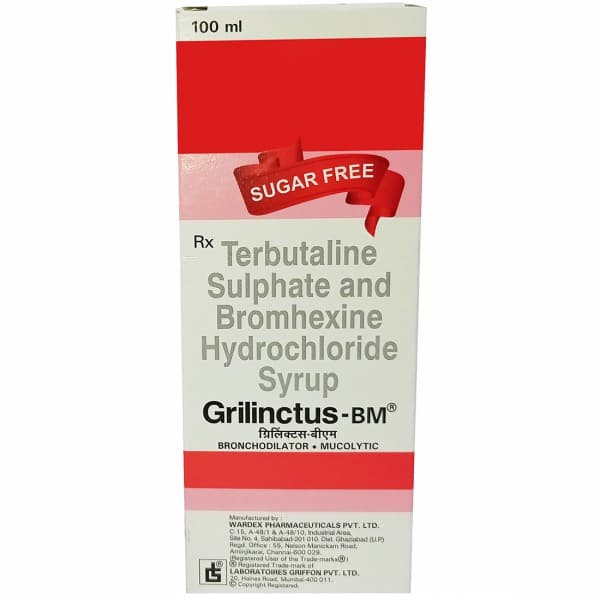 Grilinctus BM Sugar Free Syrup 100 ml