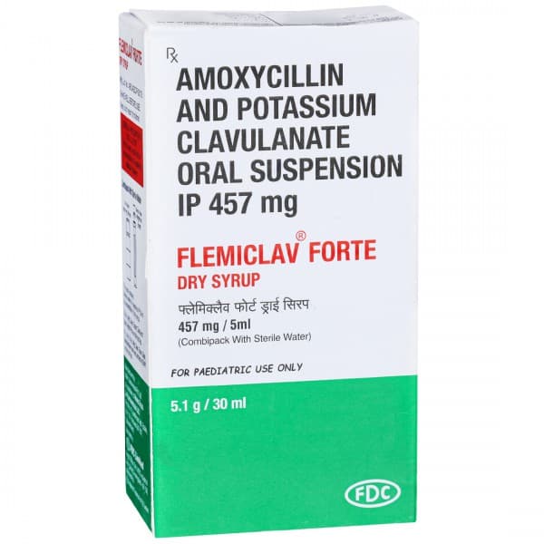 Flemiclav Forte 457 mg/5 ml Dry Syrup 30 ml