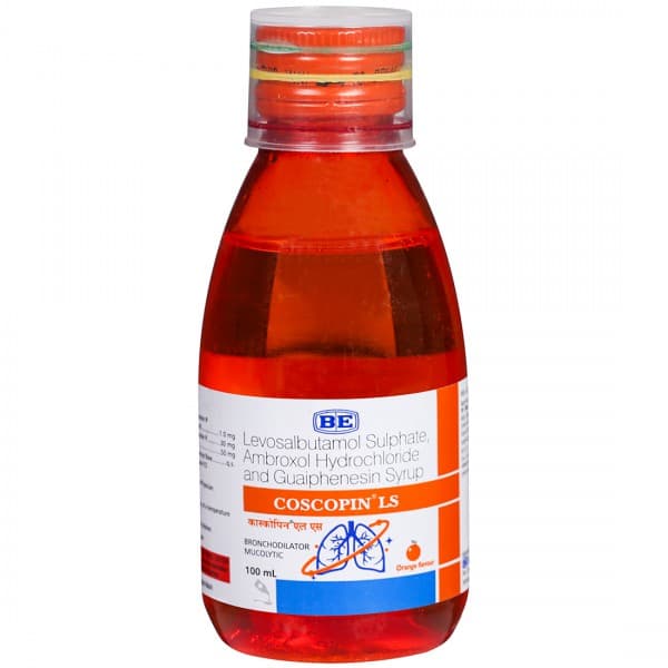Coscopin LS Orange Flavour Syrup 100 ml