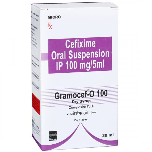 Gramocef O 100 mg Dry Syrup 15 g/30 ml