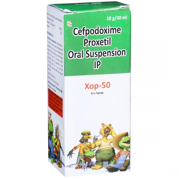 Xop 50 mg Dry Syrup 18 g/30 ml