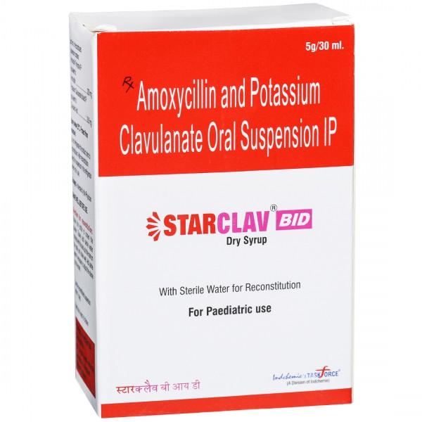 Starclav Bid 5 g/30 ml Dry Syrup