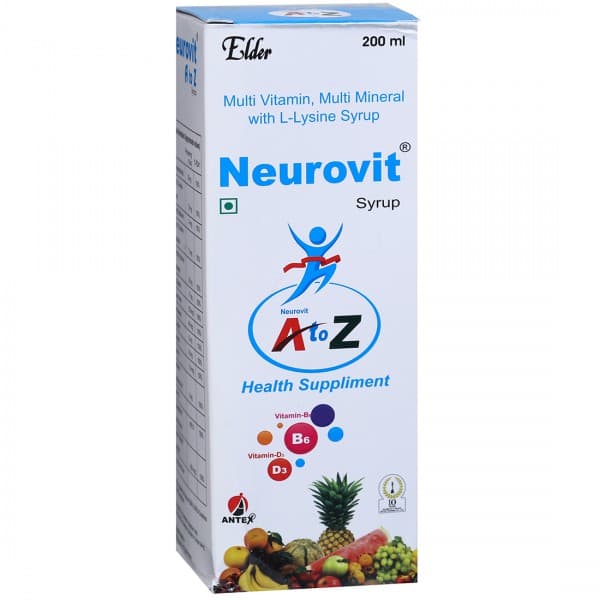 Neurovit A to Z (Pineapple Flavour) Syrup 200 ml