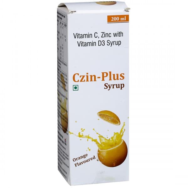 Czin Plus (Orange Flavour) Syrup 200 ml