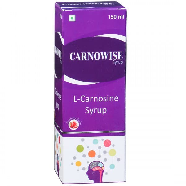 Carnowise Strawberry Flavour Syrup 150 ml