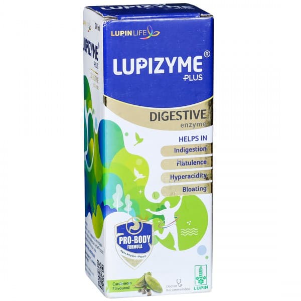 Lupizyme Plus (Cardamom Flavour) Syrup 200 ml