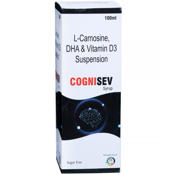 Cognisev Sugar Free (Pineapple Flavour) Syrup 100 ml