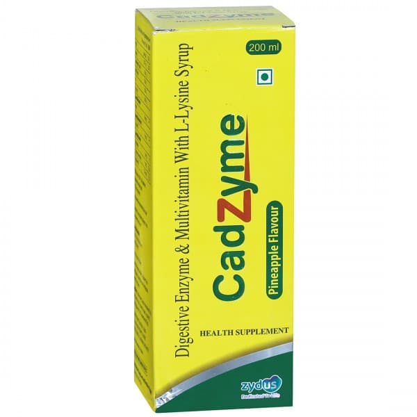 Cadzyme (Pineapple Flavour) Syrup 200 ml
