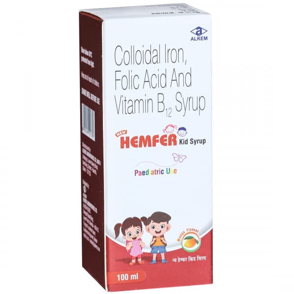 Hemfer Kid New Mango Flavour Syrup 100 ml