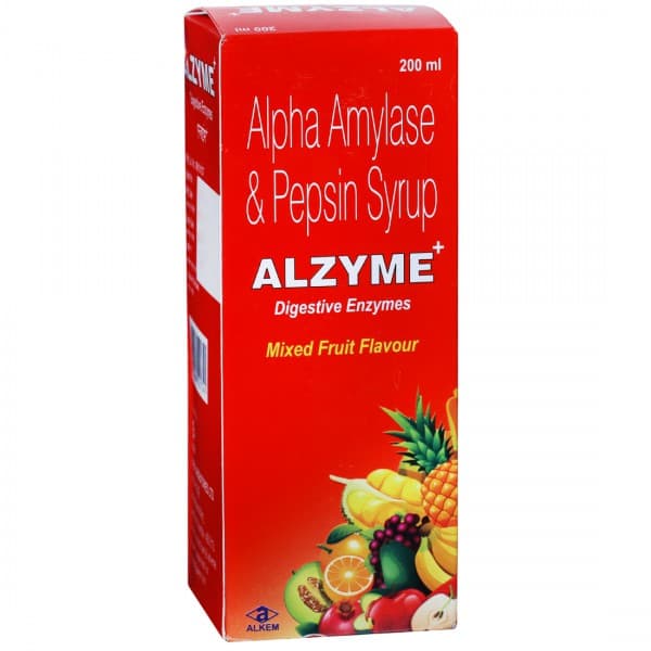 Alzyme + Mixed Fruit Flavour Syrup 200 ml