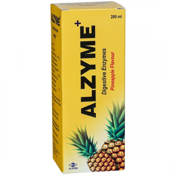 Alzyme + Pineapple Flavour Syrup 200 ml