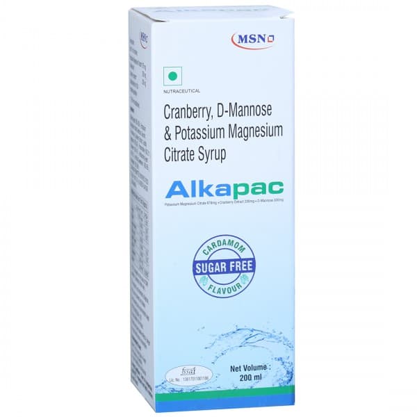 Alkapac Cardamom Flavour Sugar Free Syrup 200 ml