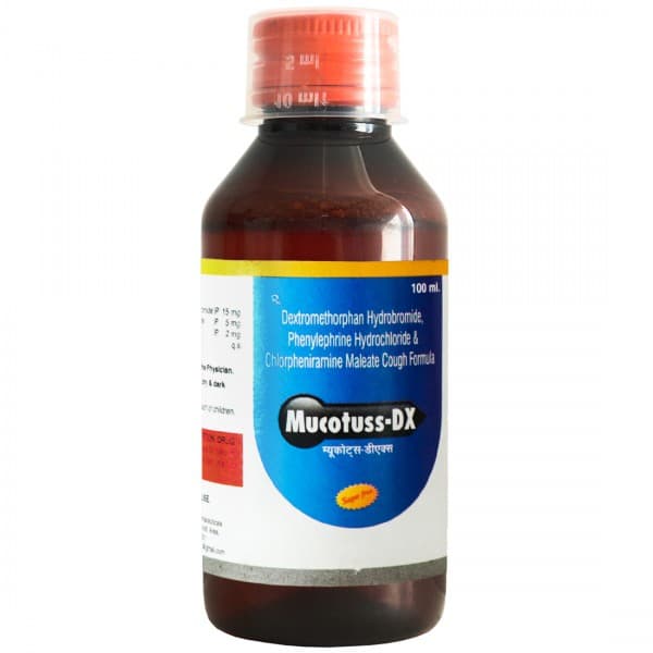 Mucotuss DX Sugar Free Syrup 100 ml