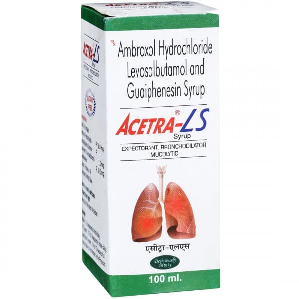 Acetra LS Sugar Free Deliciously Minty Syrup 100 ml