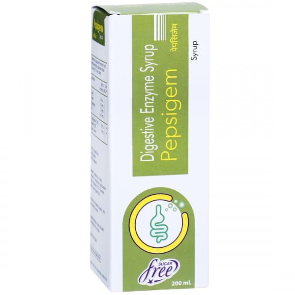 Pepsigem Sugar Free Syrup 200 ml