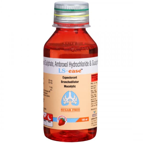 LS Ease Sugar Free Strawberry Flavour Syrup 100 ml