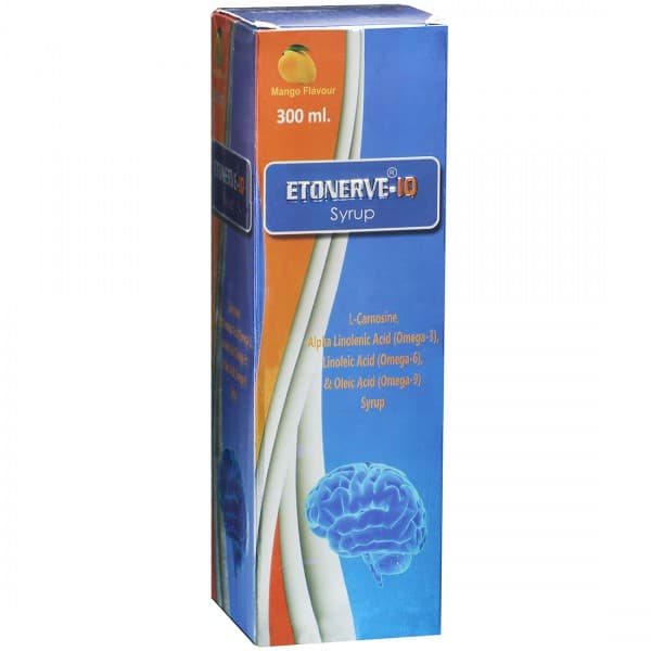 Etonerve IQ Mango Flavour Syrup 300 ml