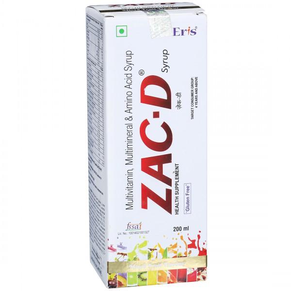 Zac D Mixed Fruit Flavour Syrup 200 ml
