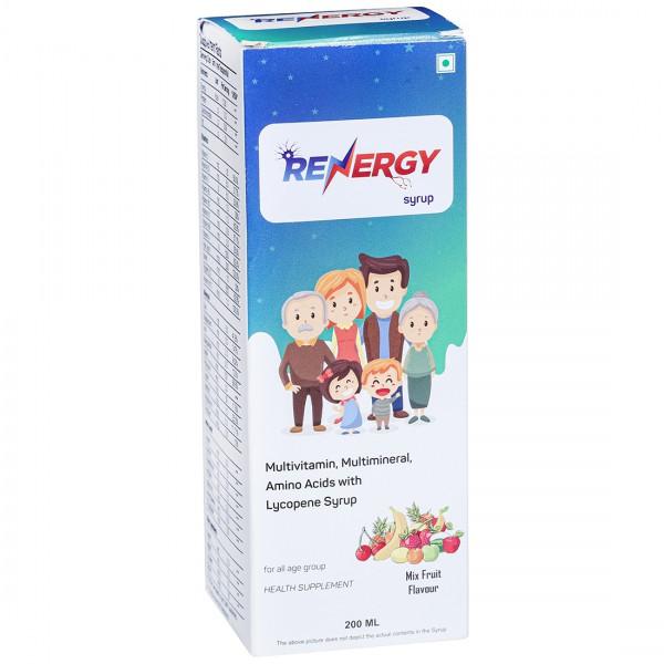 Renergy Mix Fruit Flavour Syrup 200 ml