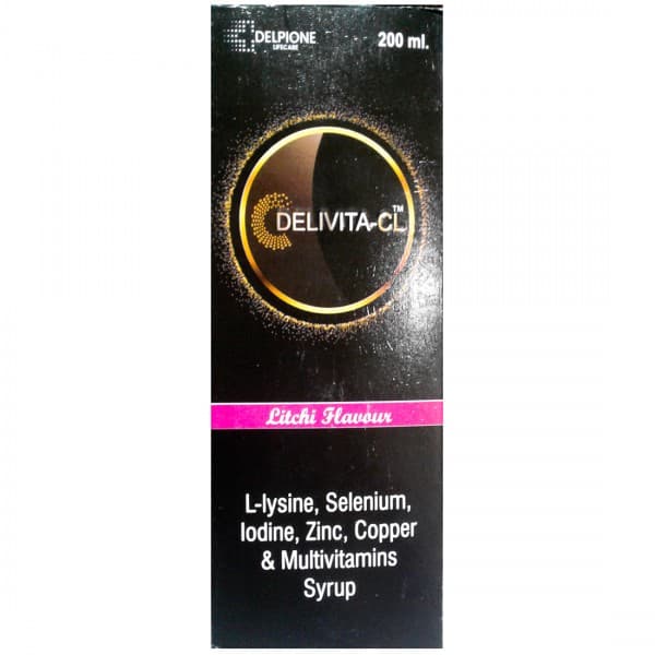 Delivita CL Litchi Flavour Syrup 200 ml
