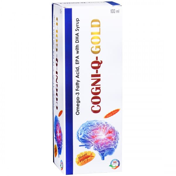 Cogni Q Gold Sugar Free Mango Flavour Syrup 100 ml
