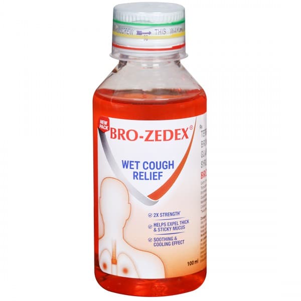 Bro Zedex Wet Cough Relief Syrup 100 ml