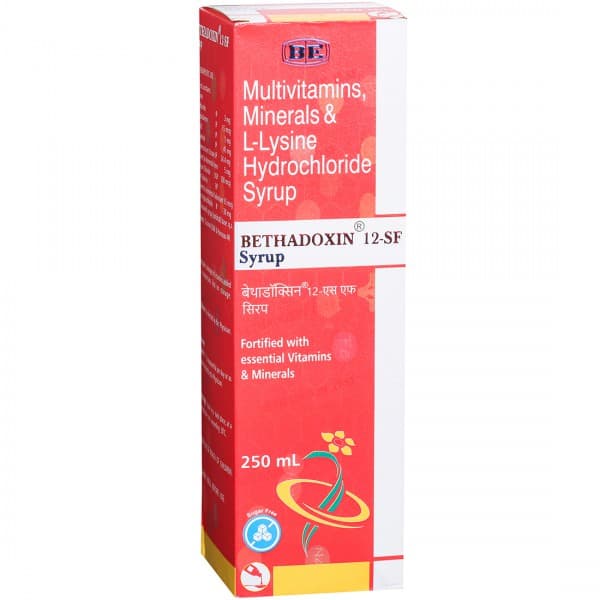 Bethadoxin 12 SF Syrup 250 ml