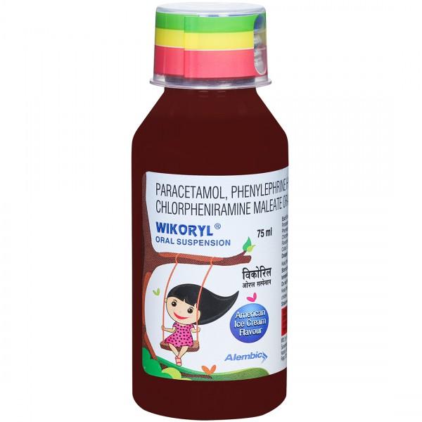 Wikoryl American Ice Cream Flavour Oral Suspension 75 ml