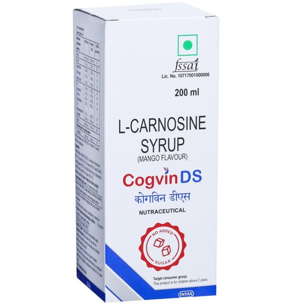 Cogvin DS Mango Flavour Syrup 200 ml