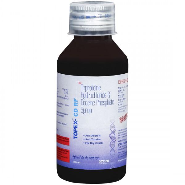 Topex CD RF Sugar Free Syrup 100 ml