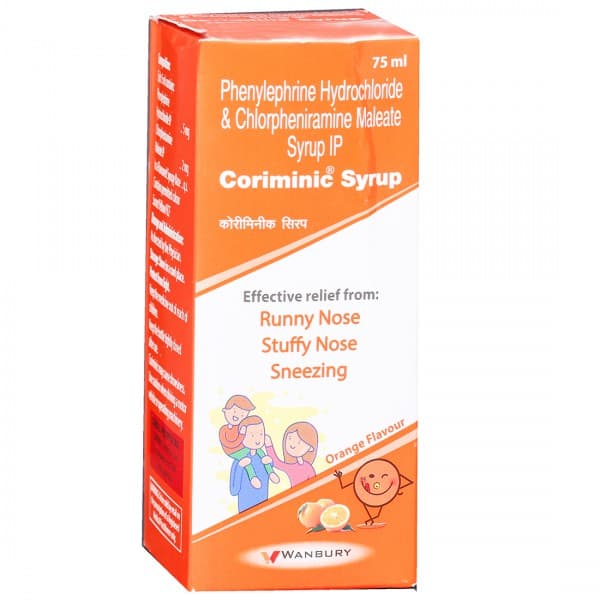 Coriminic Orange Flavour Syrup 75 ml
