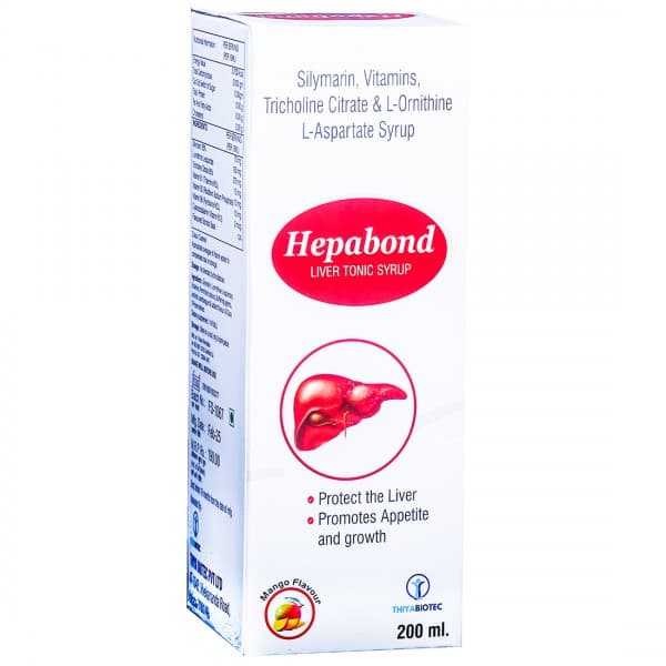 Hepabond Liver Tonic Mango Flavour Syrup 200 ml