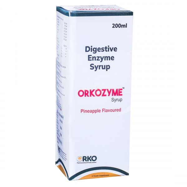 Orkozyme Pineapple Flavoured Syrup 200 ml