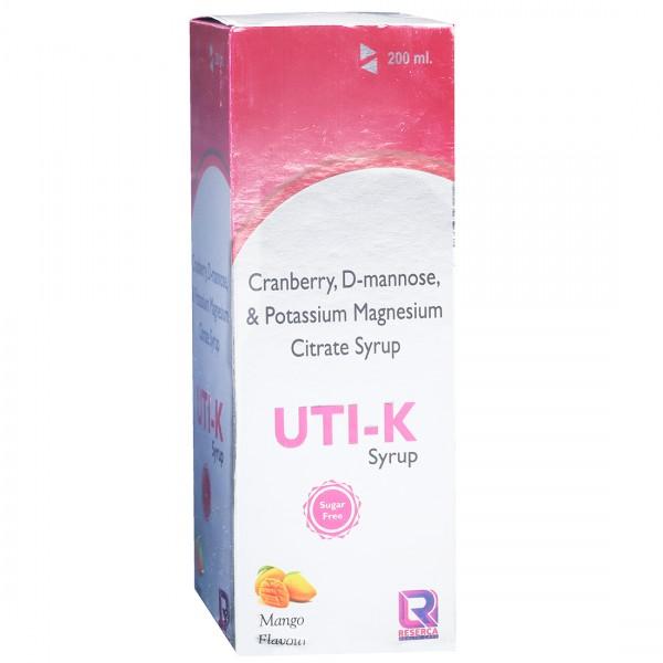 Uti K Sugar Free Mango Flavour Syrup 200 ml