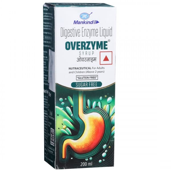 Overzyme Sugar Free Syrup 200 ml