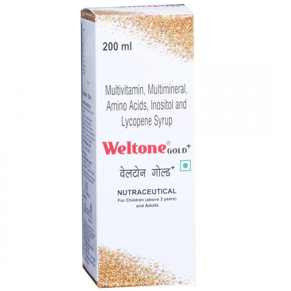 Weltone Gold + Syrup 200 ml