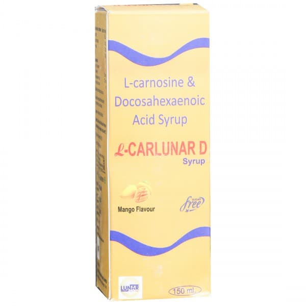 L Carlunar D Sugar Free Mango Flavour Syrup 150 ml