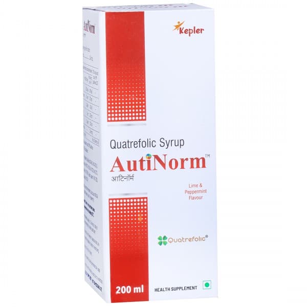 Autinorm Lime & Peppermint Flavour Syrup 200 ml