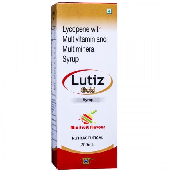Lutiz Gold Mix Fruit Flavour Syrup 200 ml