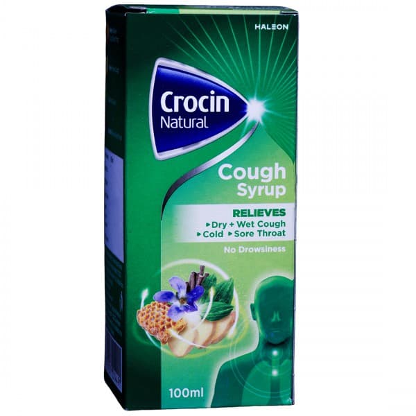 Crocin Natural Cough Syrup 100 ml