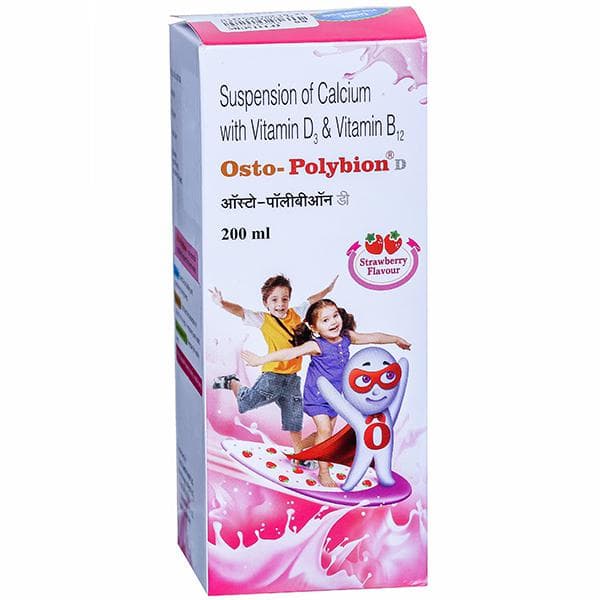 Osto Polybion D (Strawberry Flavour) Syp 200 ml