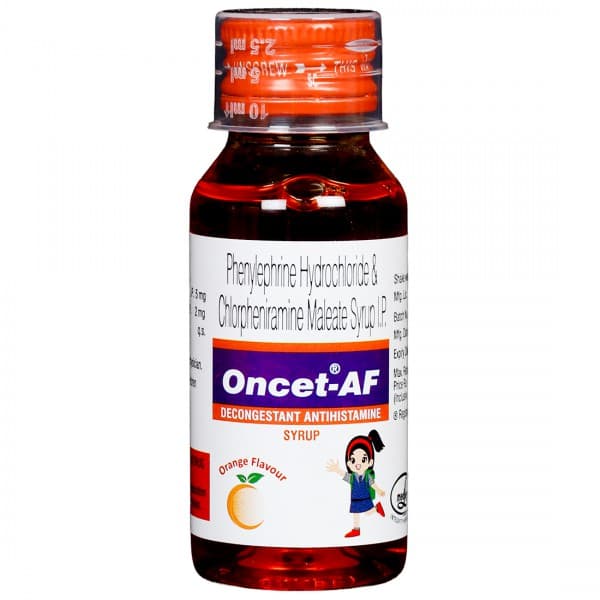 Oncet AF Orange Flavour Syrup 60 ml