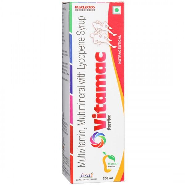 Vitamac Mango Flavour Syrup 200 ml